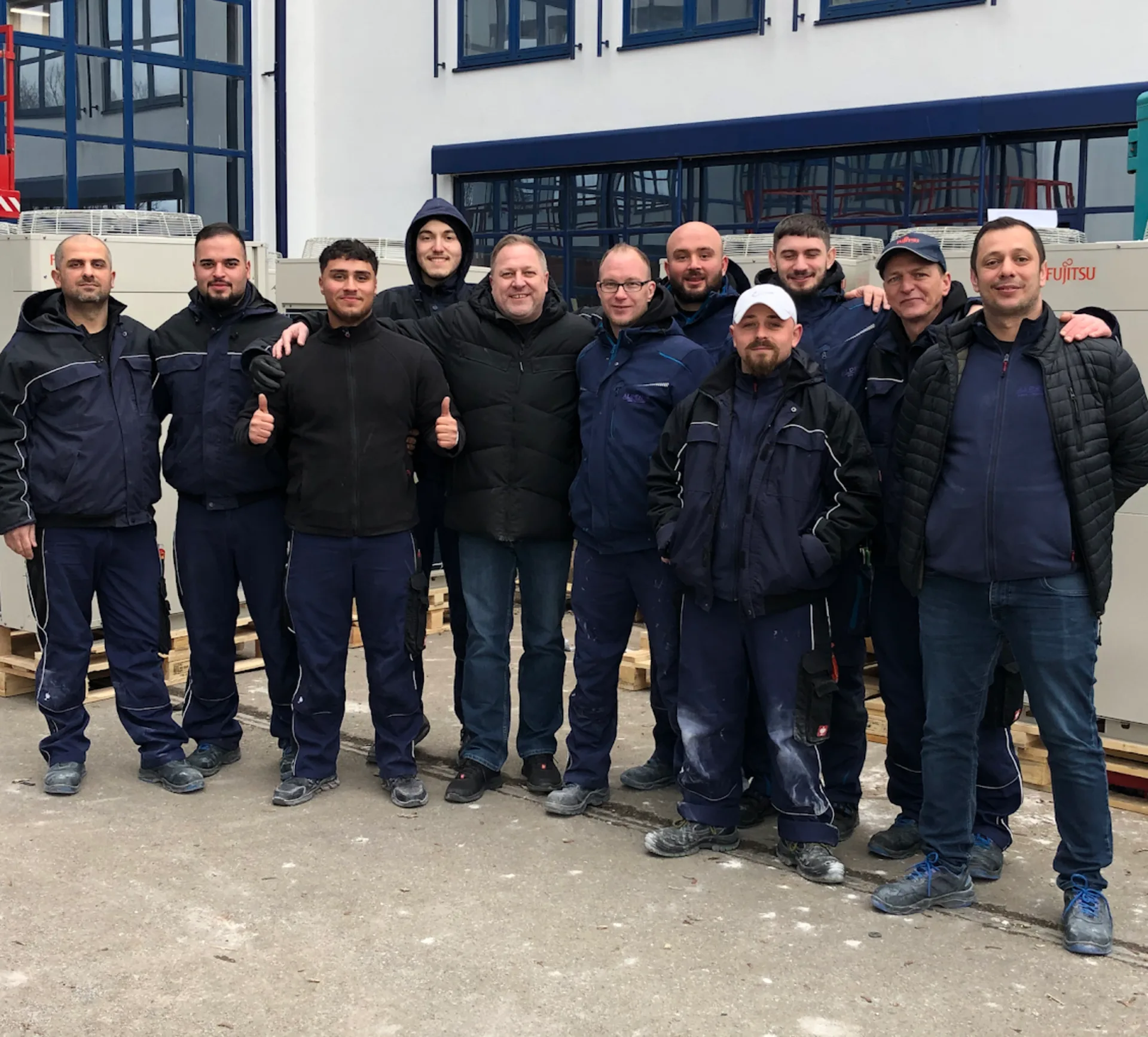 Unser Team vor Ort